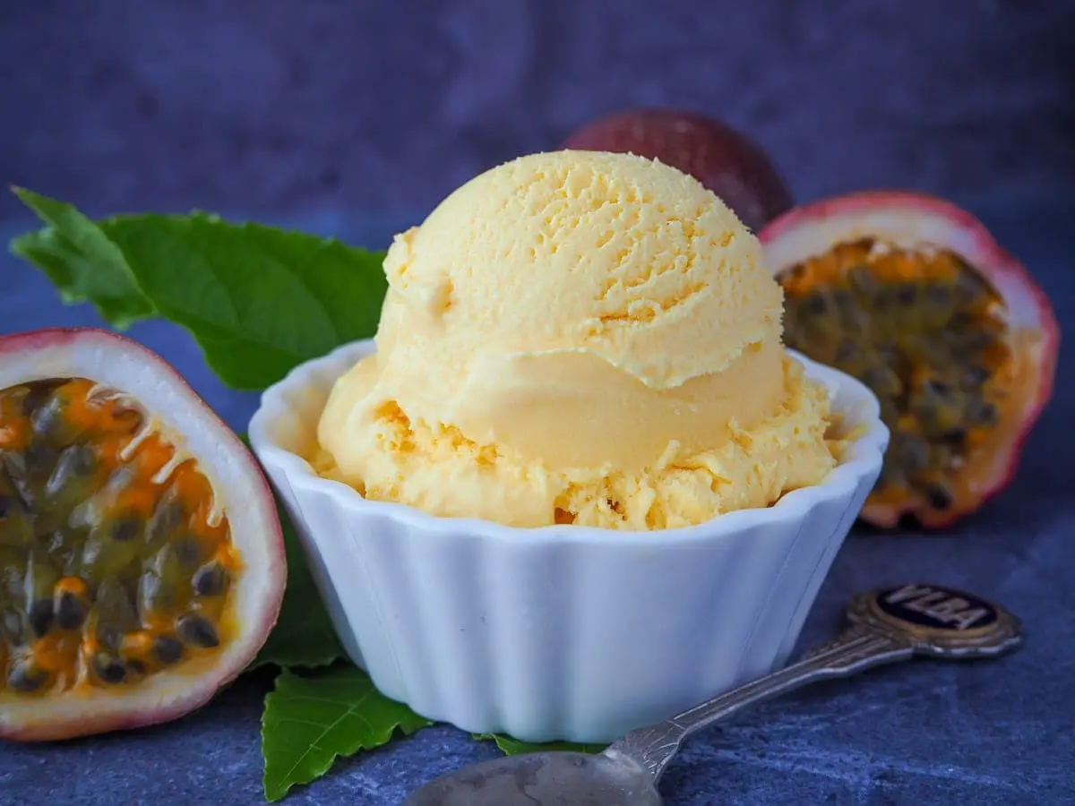 ice cream passion fruit image